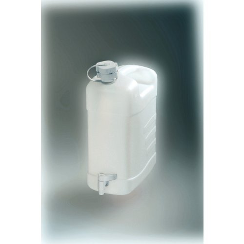 Combi-Frischw.canister with outside pourer and drain cock 20l