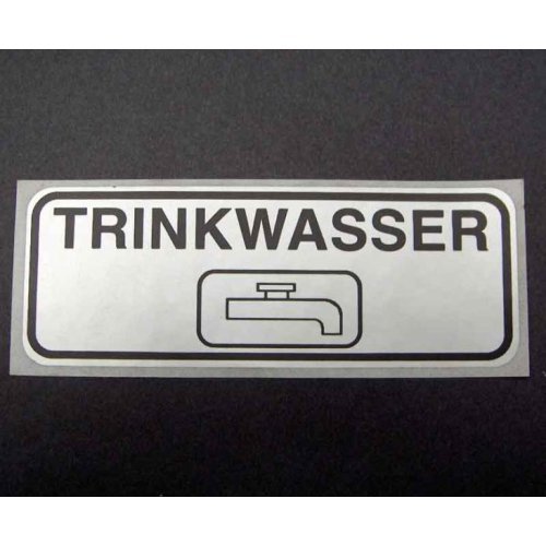 sticker "drinking water