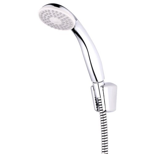 Shower set Elegance chrome, 70mm diameter, tube 1,25m