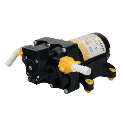 LILIE Soft Series Pump White Yellow with Bypass Control - 3.1 bar 12.2 l/min