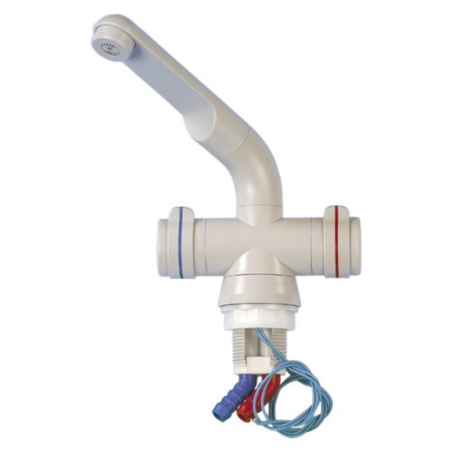 Compact mixer tap (colour: light grey)