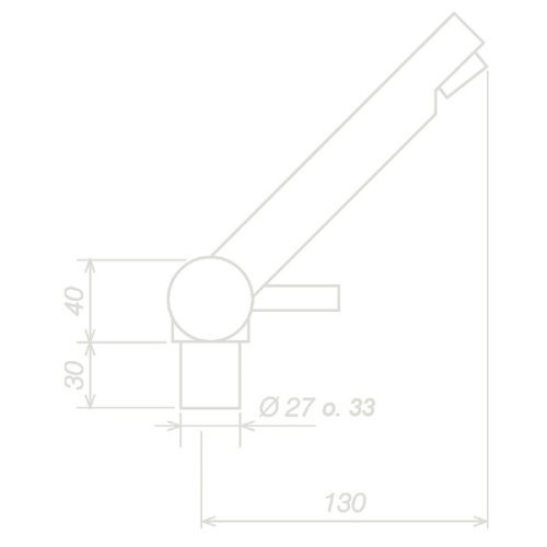Single lever mixer TREND A - Swivel spout - Loose