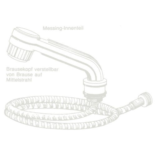 Showersomat CARLETTA with brass valve and automatic switch - gray