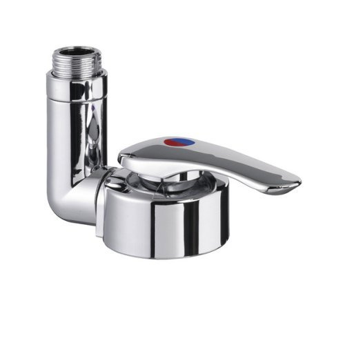 Table-top mixer Twist chrome with switch