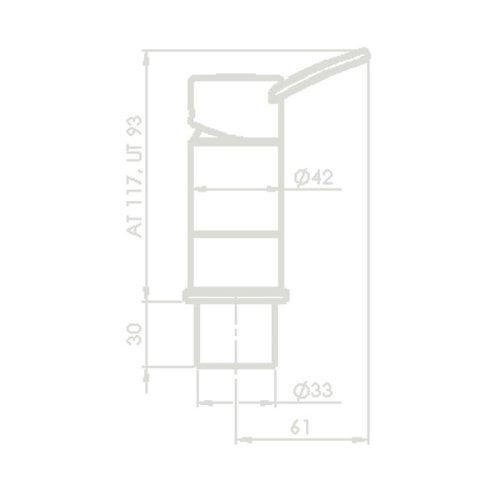 Mixing tap CONTUR - tabletop mixer