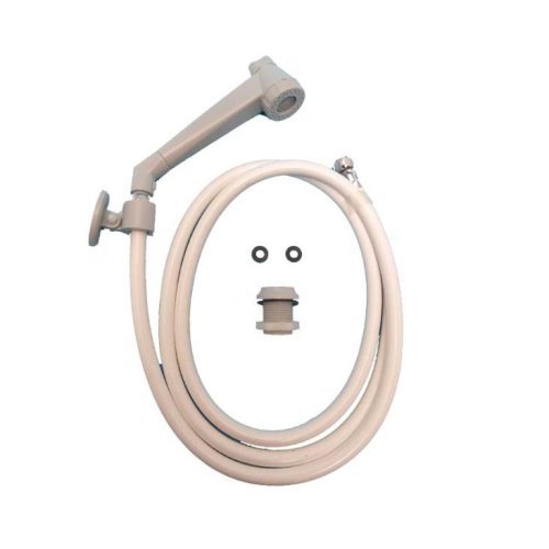 Shower set Modern grey with hose 2m, loose