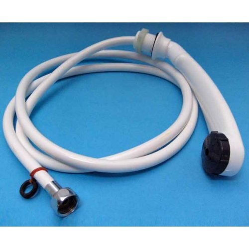 Shower set Duett 2 way valve white SB