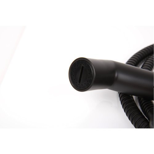 Shower set with gate valve - Black matt