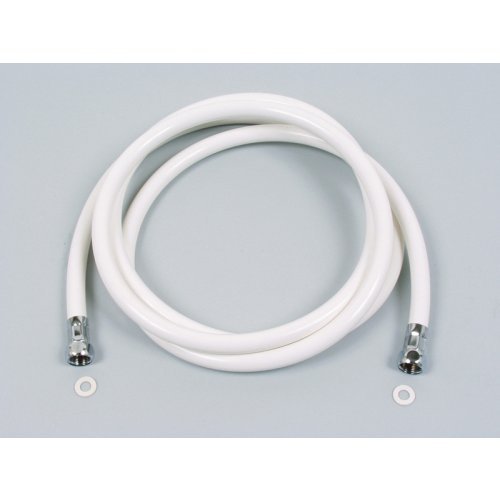 Shower hose white 1,5 m, 3/8" x 1/2"