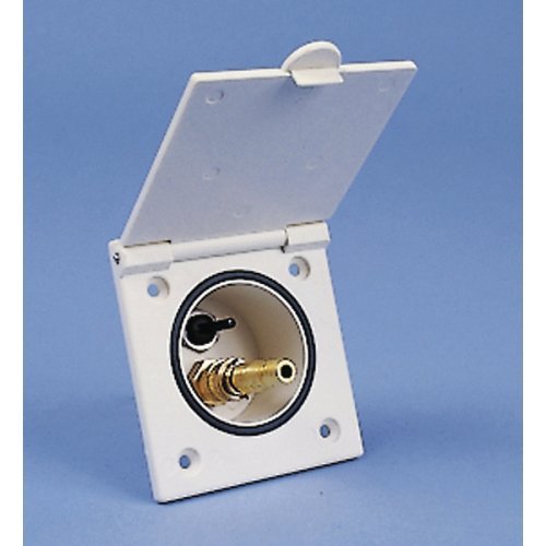 Set water socket with hand shower incl. 2 m hose - White