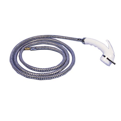 Set water socket with hand shower incl. 2 m hose - White