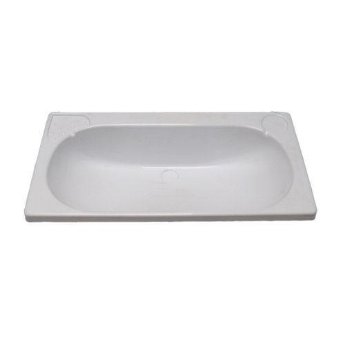 Recessed sink 665x345mm (WxH) white
