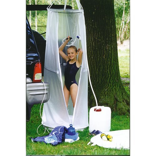 Round travel shower with tub, diam. 70cm