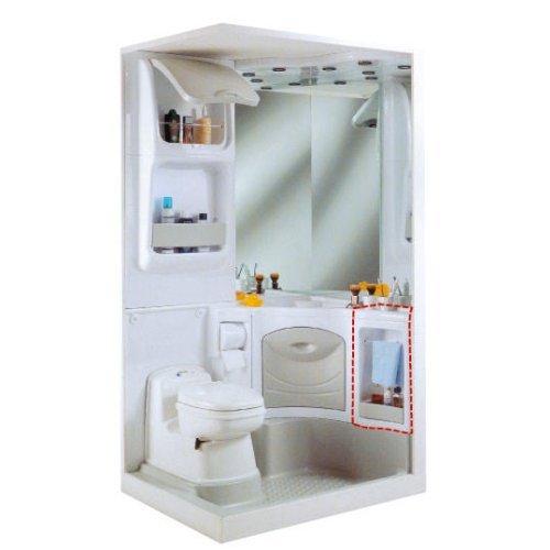 Side cabinet 2000 white/grey