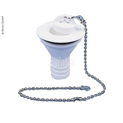 Water drain set straight - hose 3/4", drain opening 19 mm,10er