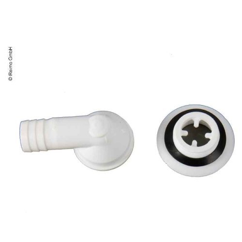 90 °Water drain fitting for 3/4" hose - pack of 10