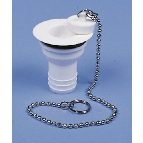Water drain set straight - hose 1", drain opening 31 mm