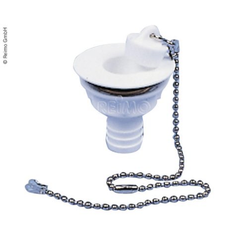 Water drain set straight - hose 3/4", drain opening 21mm, 10er