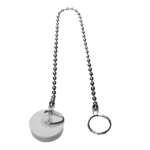 Drainage plug with chain for i.e. art. no. 64301, 1 piece