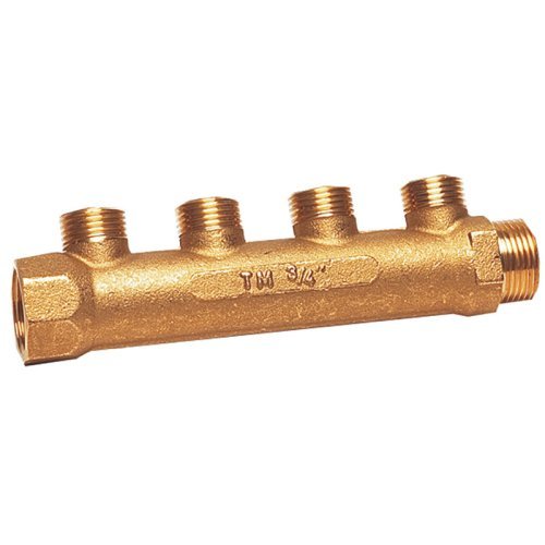 Fresh water manifold brass with 4 outlets