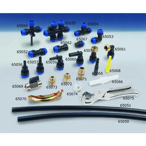 Plastic pipe clamp (5 pcs.)