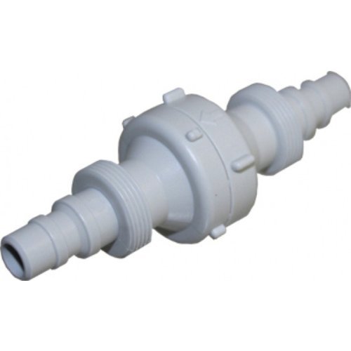 Non-return valve with threaded nozzle 10mm/12mm hose connection
