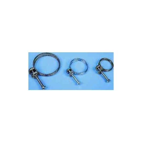 Hose clamp for spiral hose 40mm