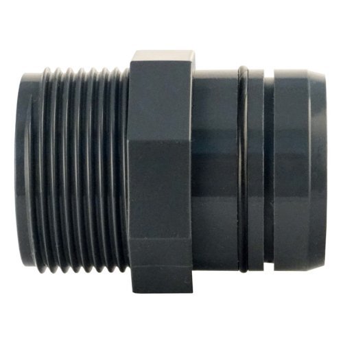 Pipe connector 40/32mm straight with male thread 1Â¼"