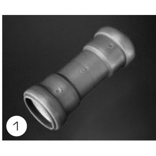 Connecting sleeve for 28 mm pipes