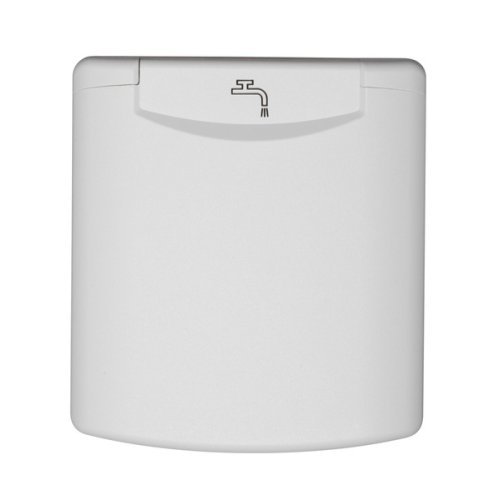 Filler neck with magnetic flap - White