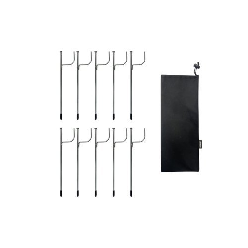 Peg set for laying the waste water hose - set of 10