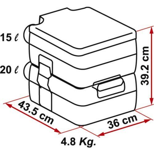 Camping toilet Fiamma Bi Pot 39
