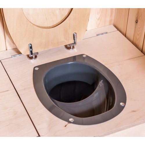 Partition toilet insert - gray