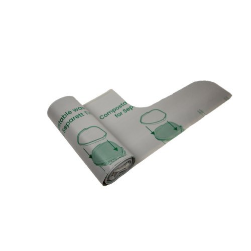 Compostable corn starch waste bags - 14.5 l