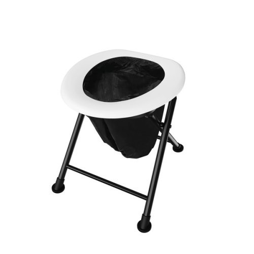 Camping folding toilet