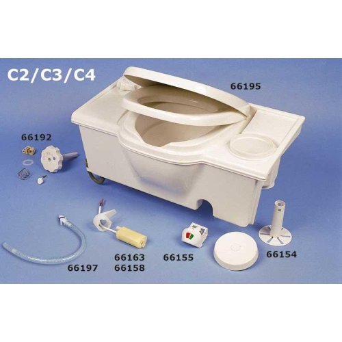Flush pump for Cassette toilets C2 / C3 / C4