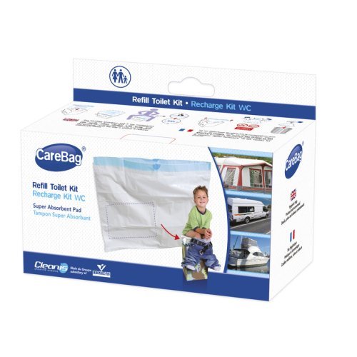 Cleanis Toilet Refill Bags, 12 Pcs. with Insert