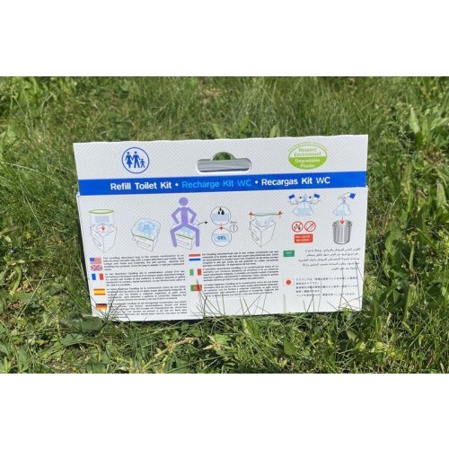 Cleanis Toilet Refill Bags, 12 Pcs. with Insert