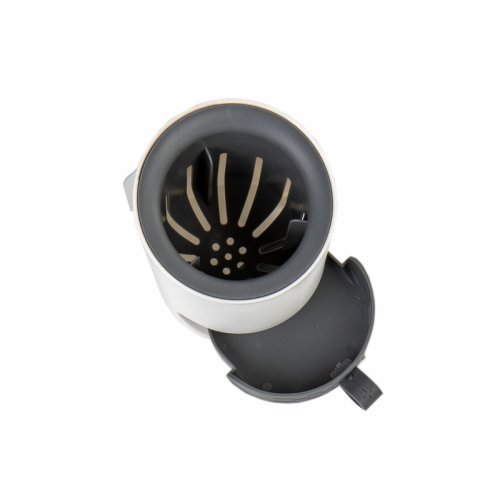 Toilet brush silicone - white / gray