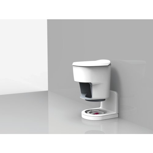 Clesana C1 - waterless toilet with L-adapter