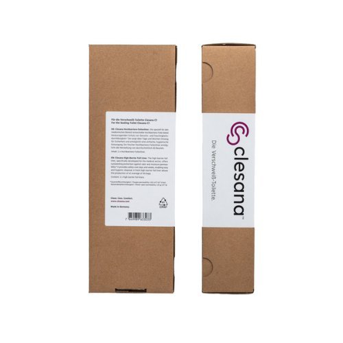 Barrier foil liner for Clesana C1 toilet