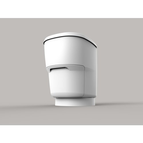 Clesana C1 - waterless toilet with round base