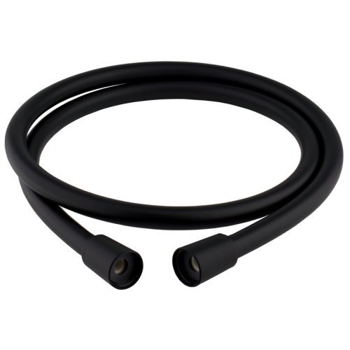 Shower Hose - Black Fabric