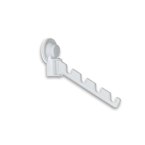 Clothes hanger bar with suction cup, 199 x 62 x 172 mm