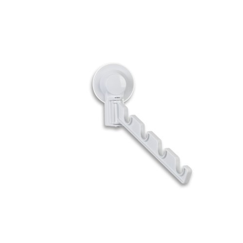 Clothes hanger bar with suction cup, 199 x 62 x 172 mm