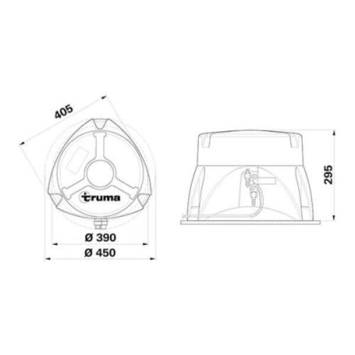 Boiler electric - 14 liters - Control panel black - Without water set