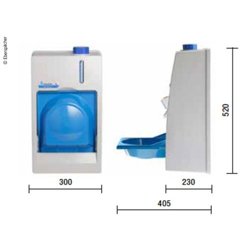 EberspÃ¤cher Handiwash 12V for hot and cold water 8,5l capacity