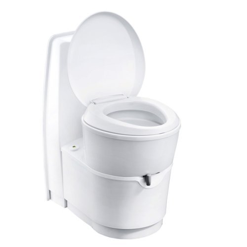 Cassette toilet C223-CW, white, manual flush, 18L