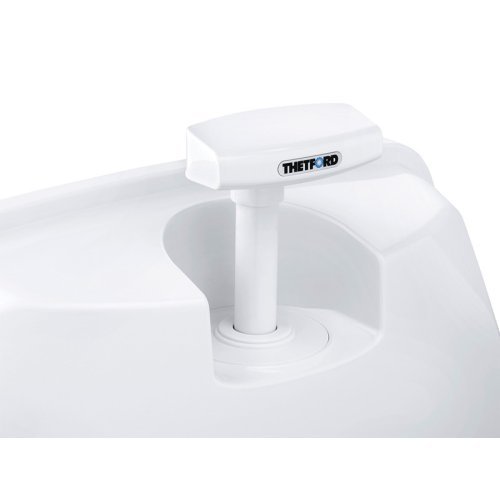 Cassette toilet C223-CW, white, manual flush, 18L