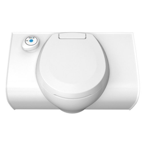 Bank toilet C503-L electric, white Control opening left